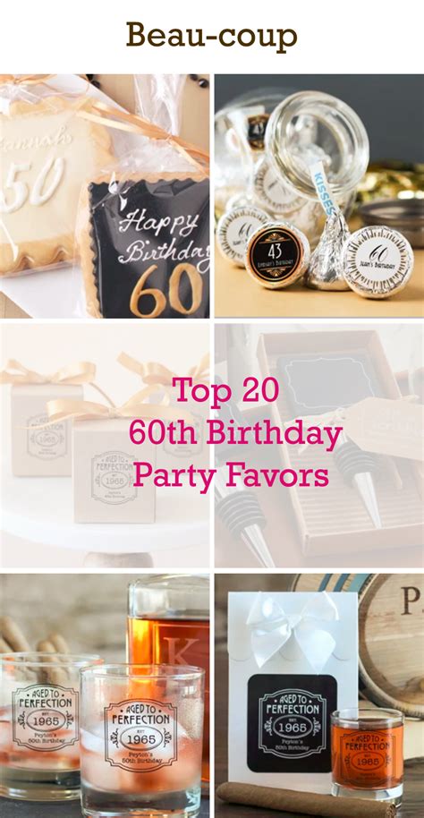Top 20 60th Birthday Party Favors .